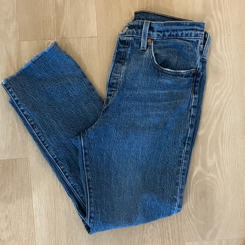 Levi’s 501 Cropped button-fly Jeans